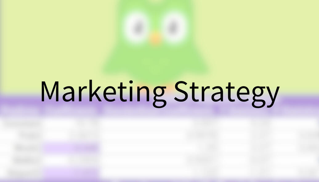 Marketing Strategy